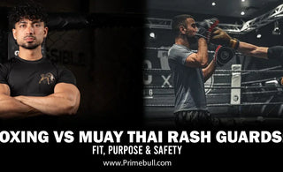 Boxing Gym Rash Boxing vs Muay Thai Rash Guards: Fit, Safety – Prime Bull