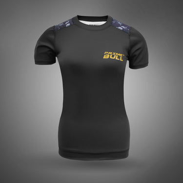 SheForce Sublimated Women's Rash guard- Black
