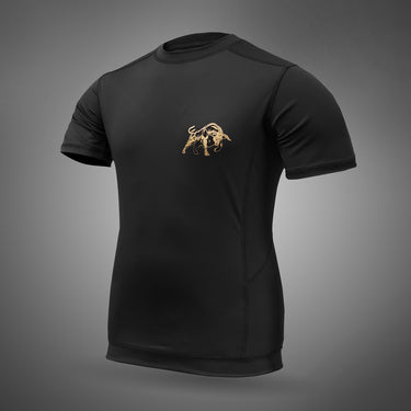 Pulse Line Men's Solids Rash guard - Black