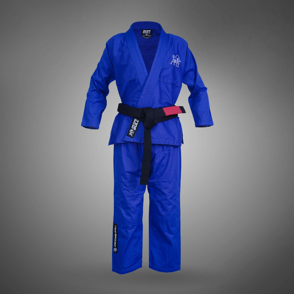 Kids BJJ Gi in Blue with Alpha Grip - Prime Bull