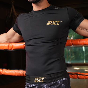 Pulse Line Men's Sublimated Rash Guard - Black